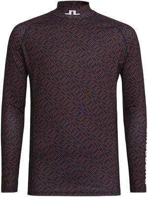 J. Lindeberg Aello Soft Compression Print Top Ketchup Bridge Monogram